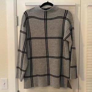 Grey high neck SHEIN sweater